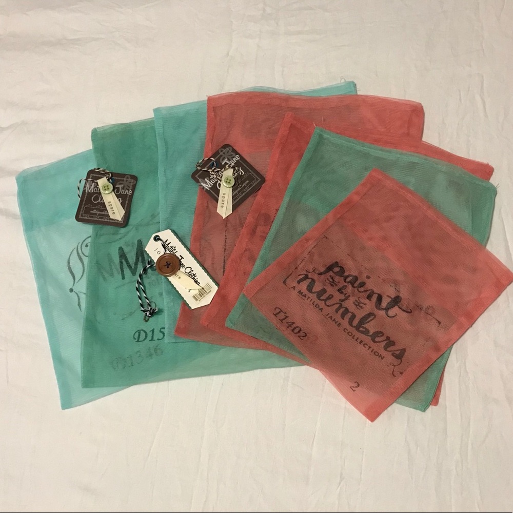 Matilda Jane mesh bags and spare buttons.
